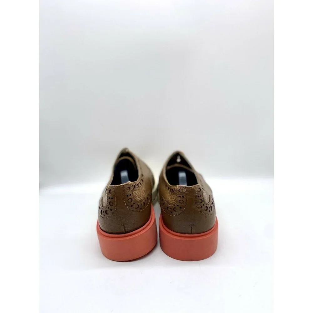 ANTHONY MILES Mens Brown Leather Shoes‎ US Size 7 European ￼41